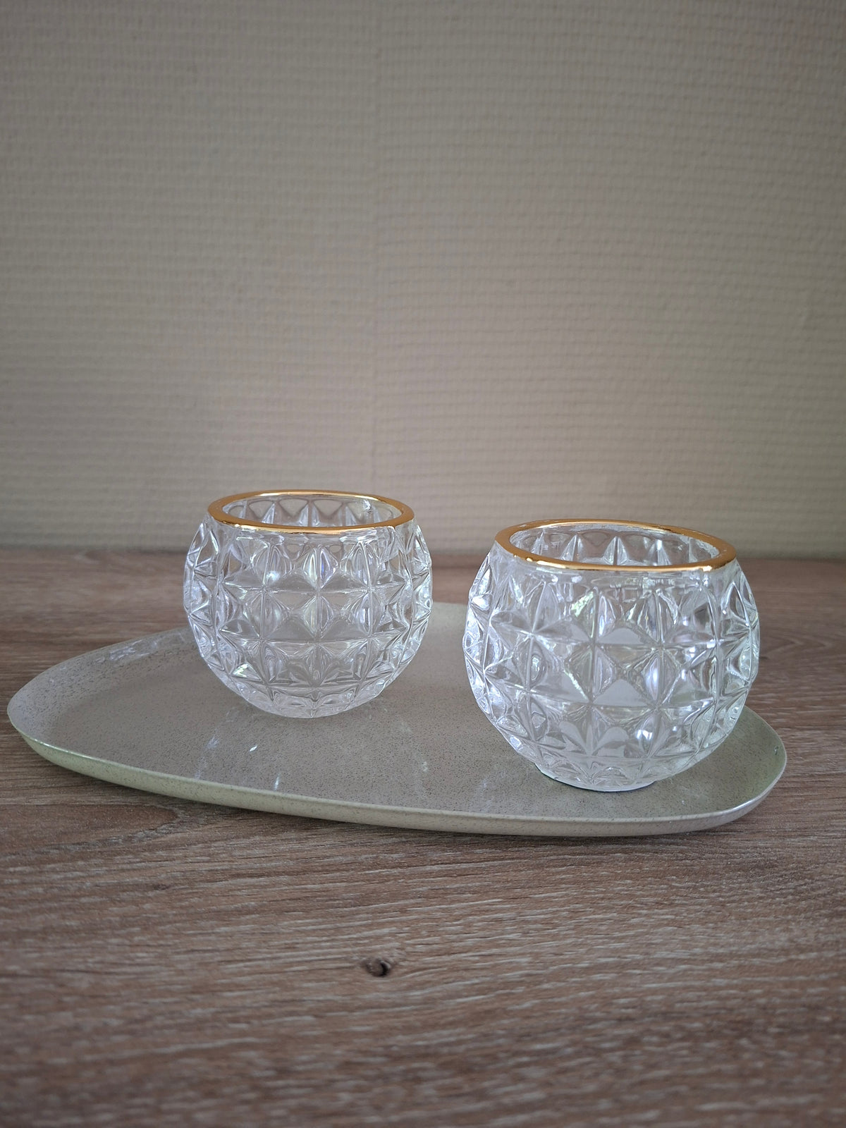 Metalen Tray – Organisch Sand Marble – 21,5 x 15,5 cm