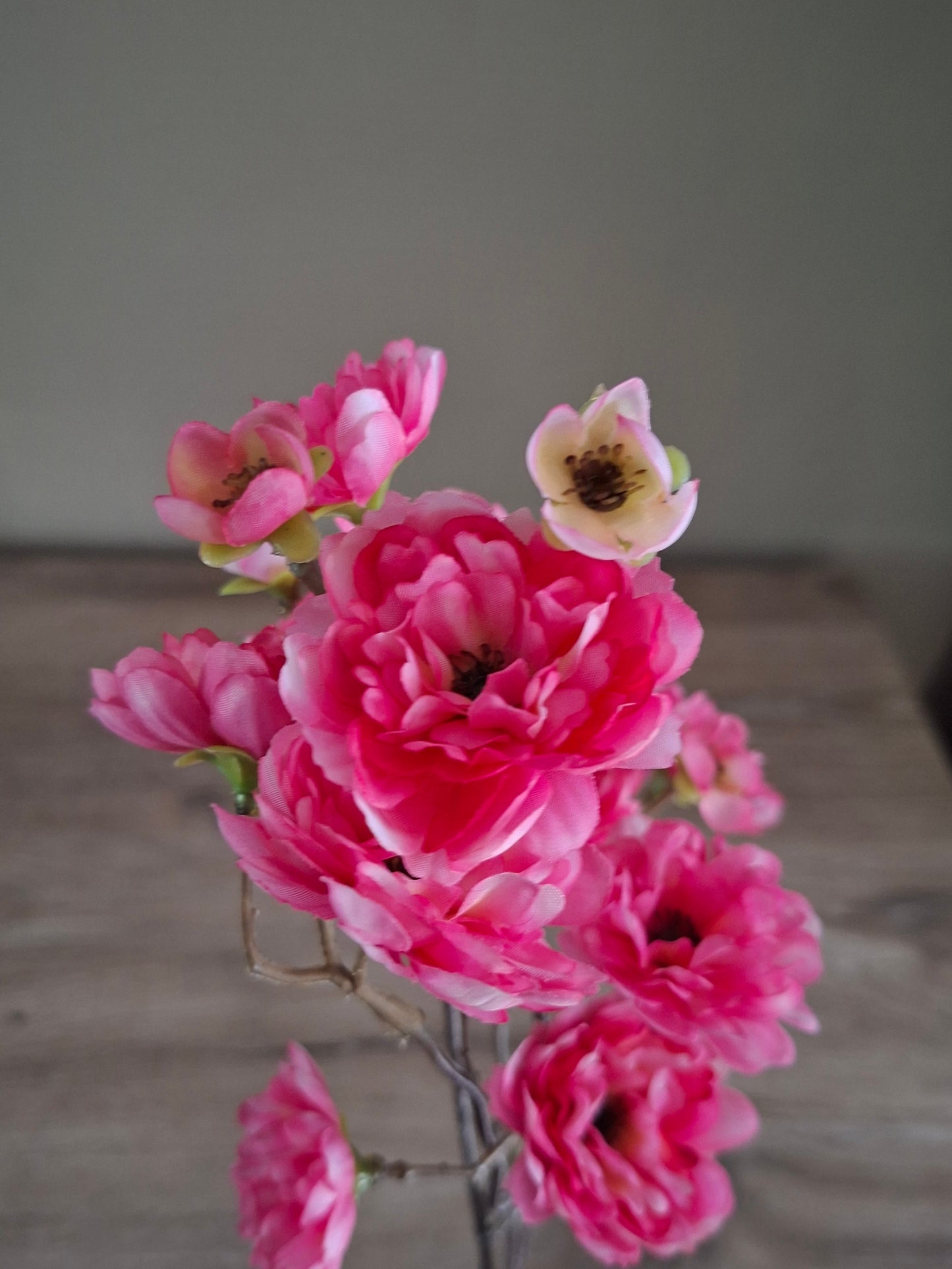 Sunny Blossom Roze Kunstbloem – Romantisch en Sfeervol Bloemenaccent