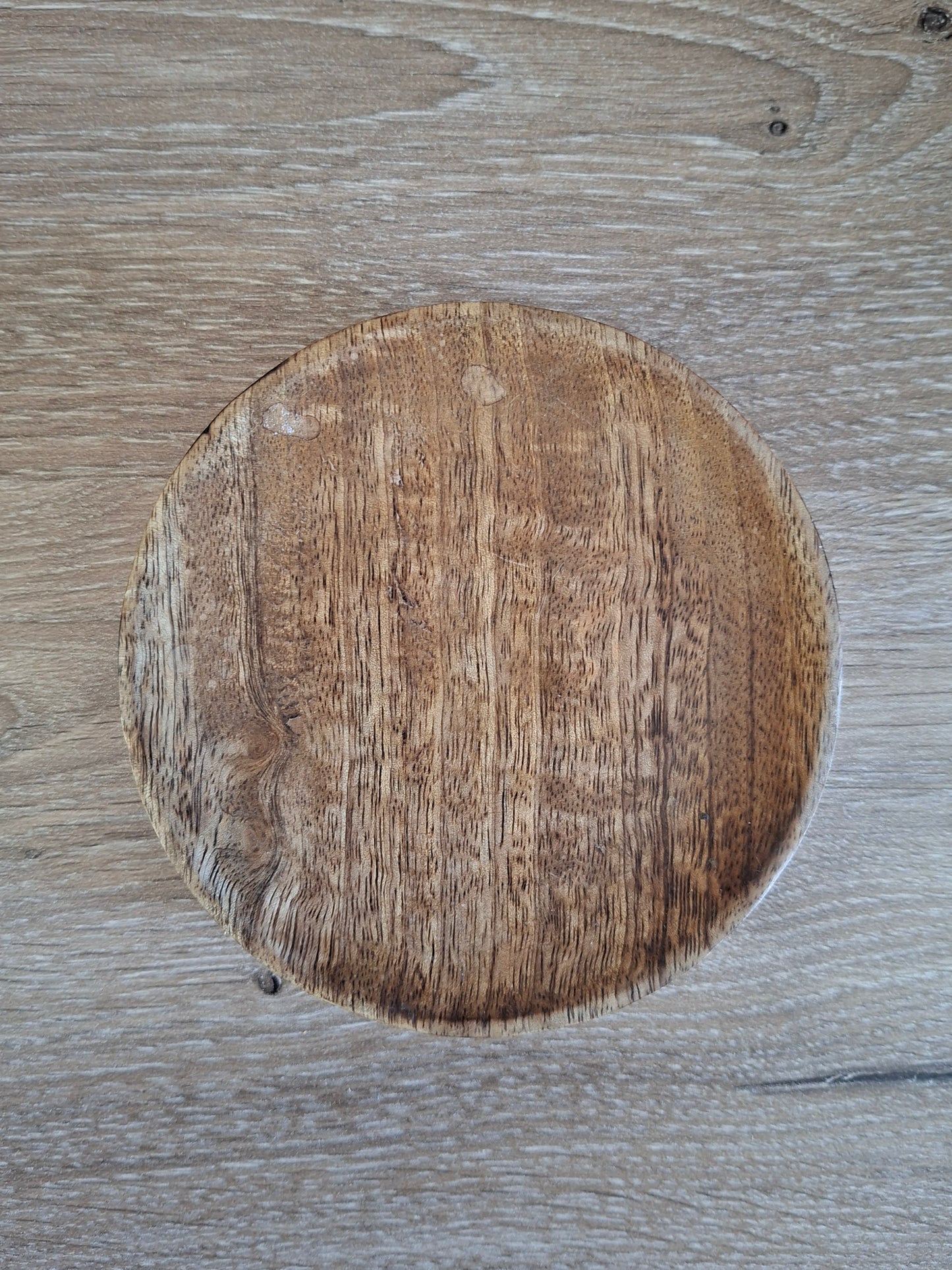 Ronde Houten Tray – Ø13 x H2,5 cm | Geschikt voor Amberblokjes