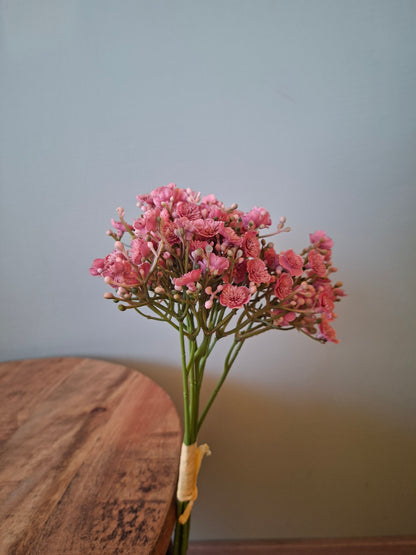 Gypsophila bundel oudroze L28 cm – elegant en stijlvol woonaccent