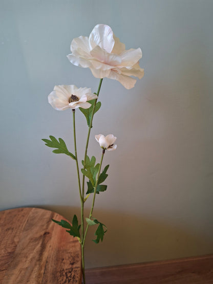 Ranunculus Butterfly kunstbloem L58 cm – elegant en stijlvol woonaccent