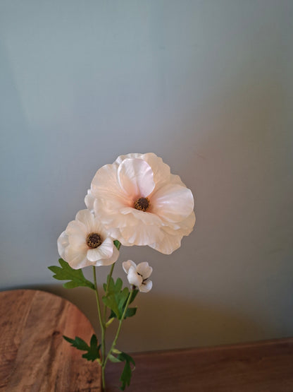 Ranunculus Butterfly kunstbloem L58 cm – elegant en stijlvol woonaccent