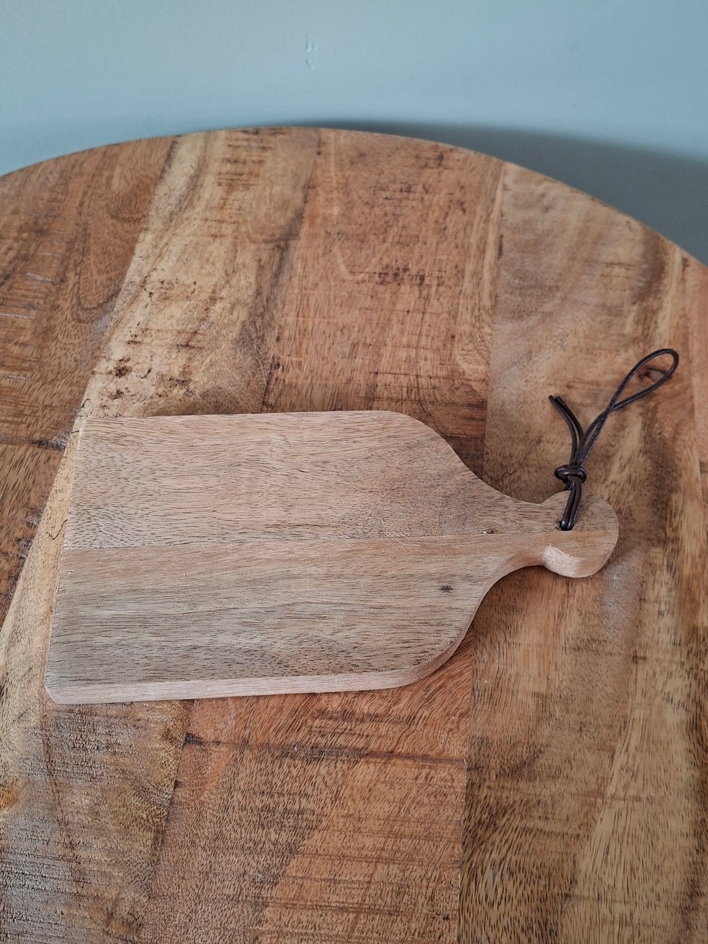 Mango Houten Plankje – Decoratief Woonaccessoire voor Amberblokjes en Cadeau – 19,5 x 10 x 1,6 cm