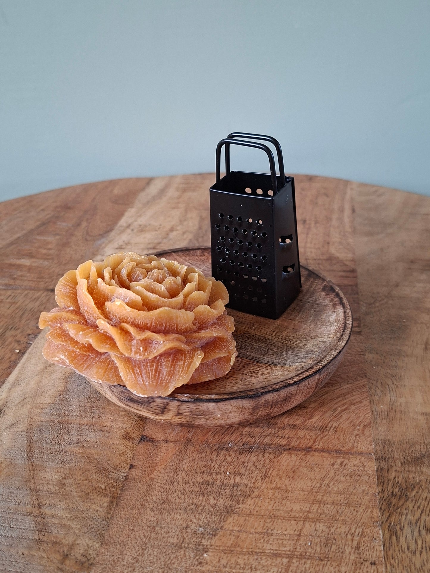 Ronde Houten Tray – Ø13 x H2,5 cm, Geschikt voor Amberblokjes