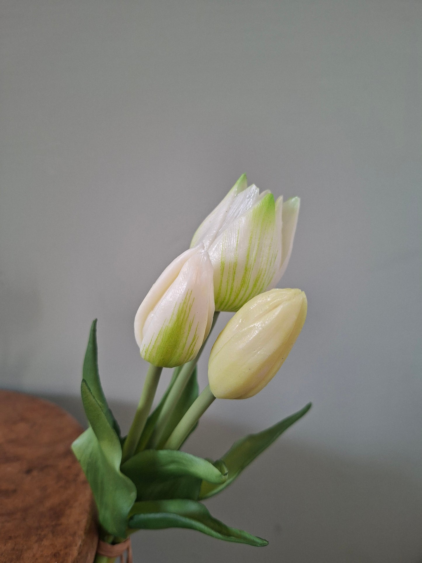 Real Touch Holland Tulip Bundle Sally x3 cream – 25 cm