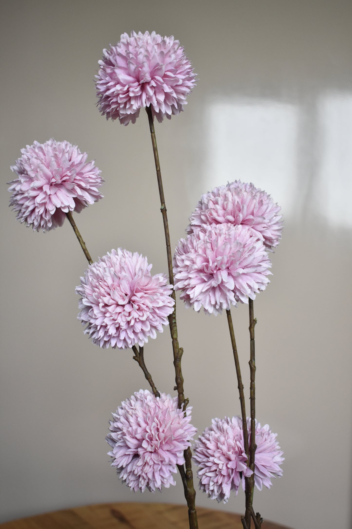 Pompom spray light purple – L98 cm