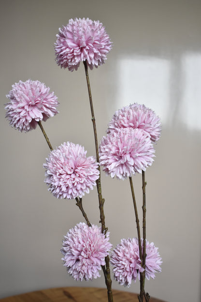 Pompom spray light purple – L98 cm