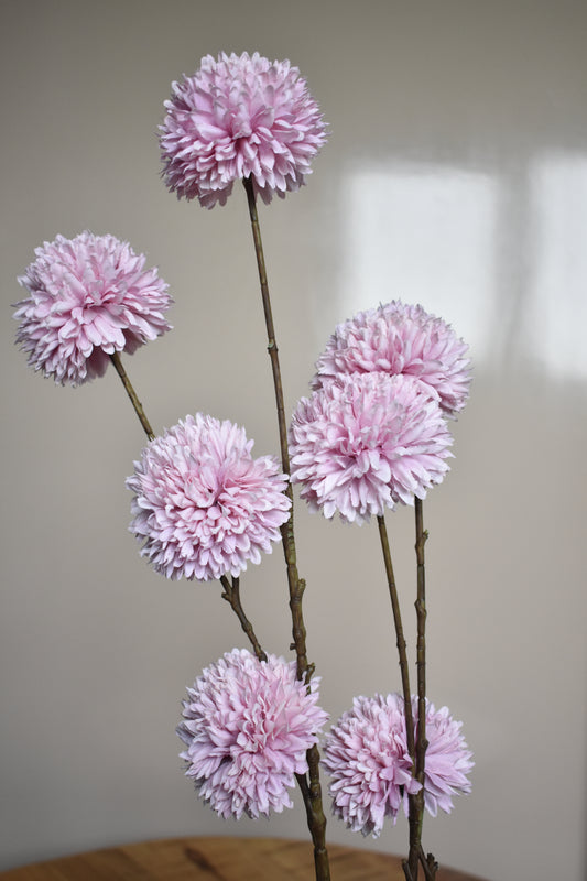 Pompom spray light purple – L98 cm