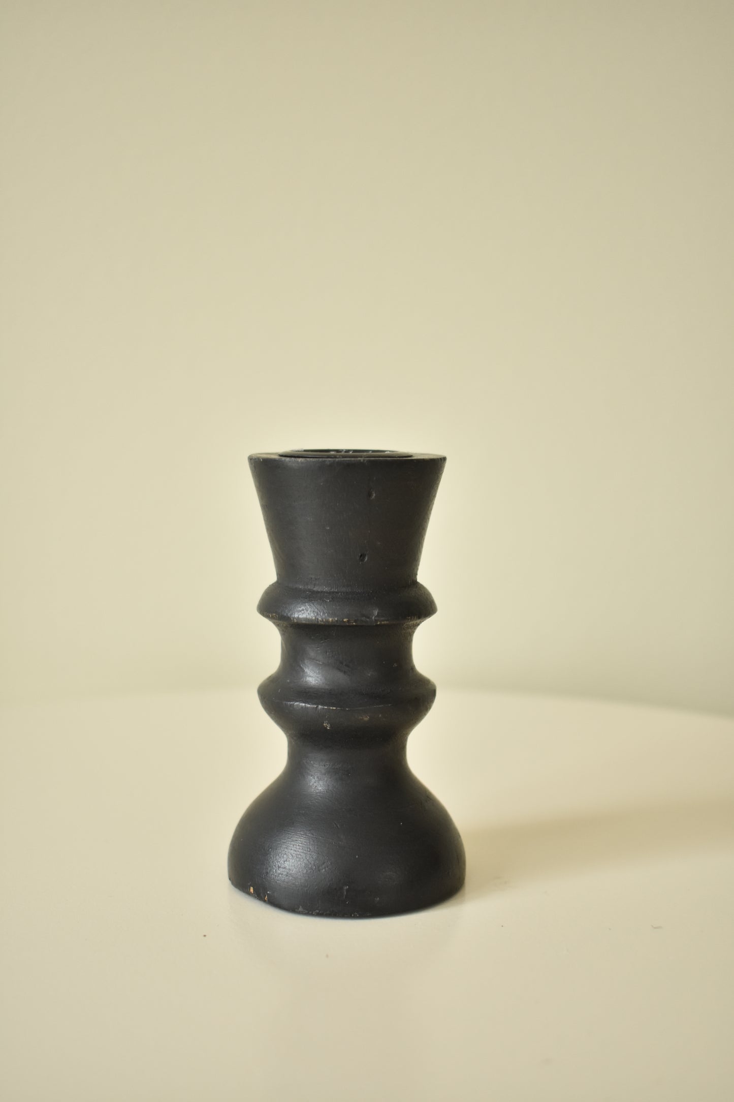 Kaarsenhouder Breggo – zwart, H10 x D6 cm