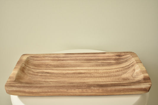 Stijlvol rechthoekig kobe plateau – L40 x B22,5 x H4 cm