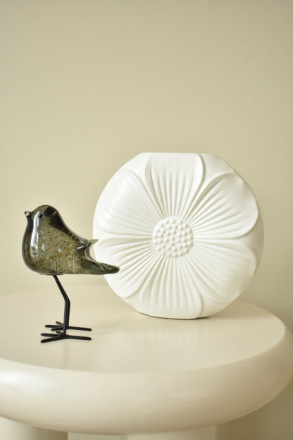 Vaas petal – wit, L22,5 x B6,5 x H21 cm