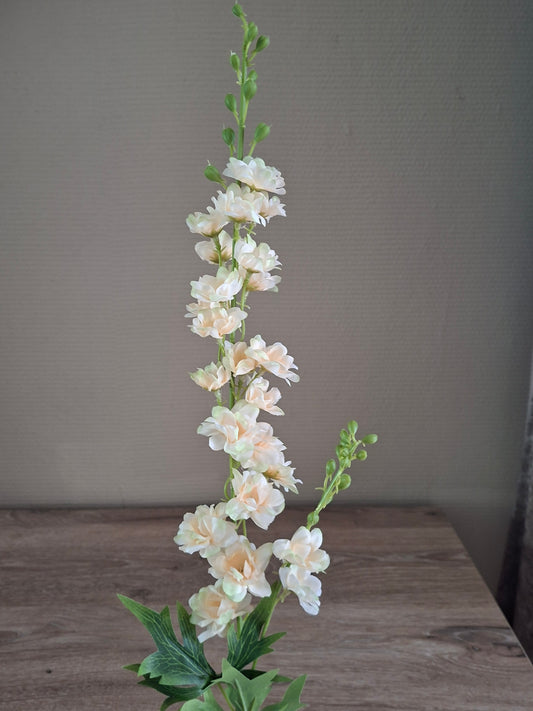 Delphinium Kunstbloem – Crème, Roze & Fuchsia | Decoratieve Bloementak | H78 cm