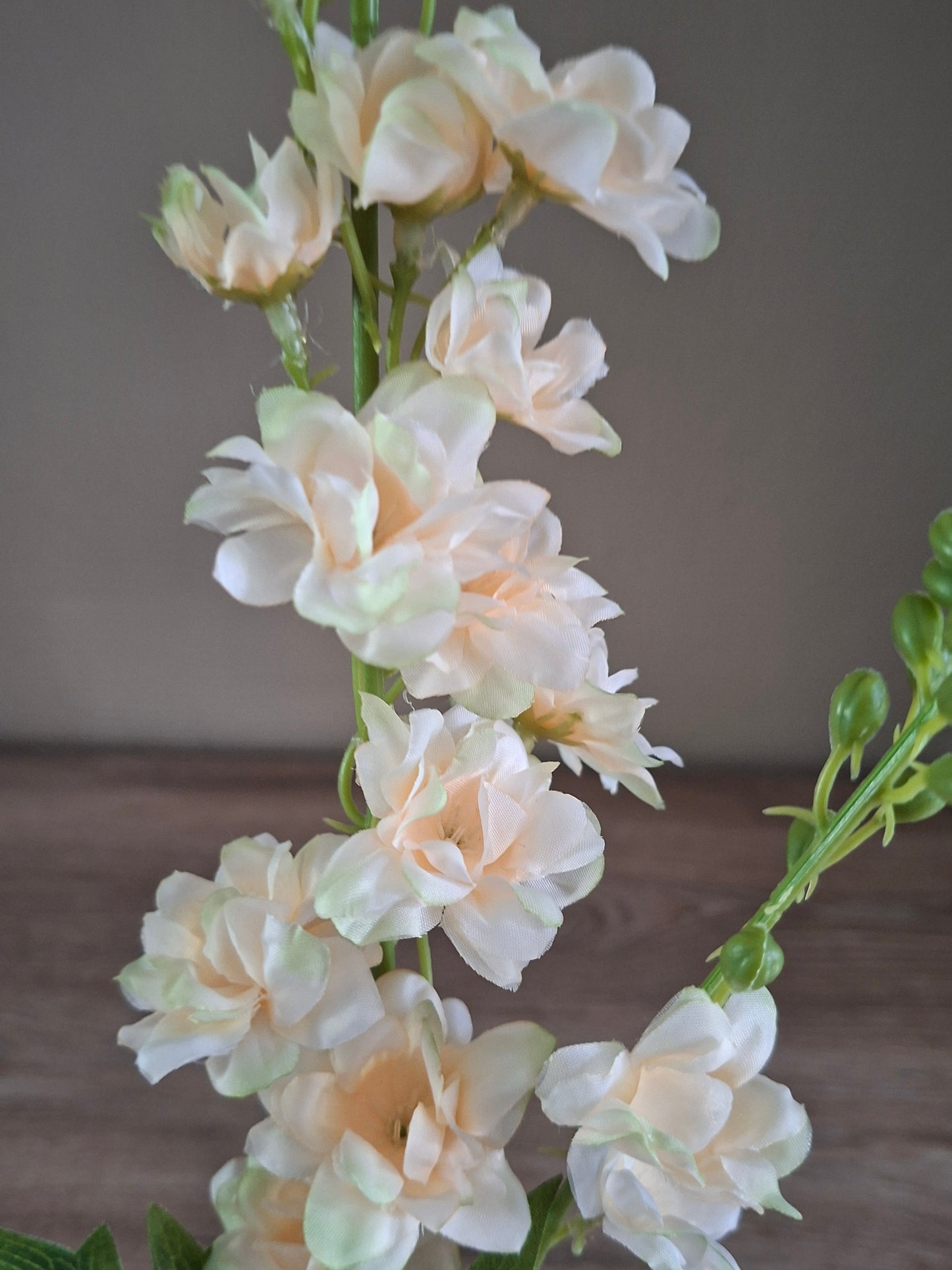 Delphinium Kunstbloem – Crème, Roze & Fuchsia | Decoratieve Bloementak | H78 cm