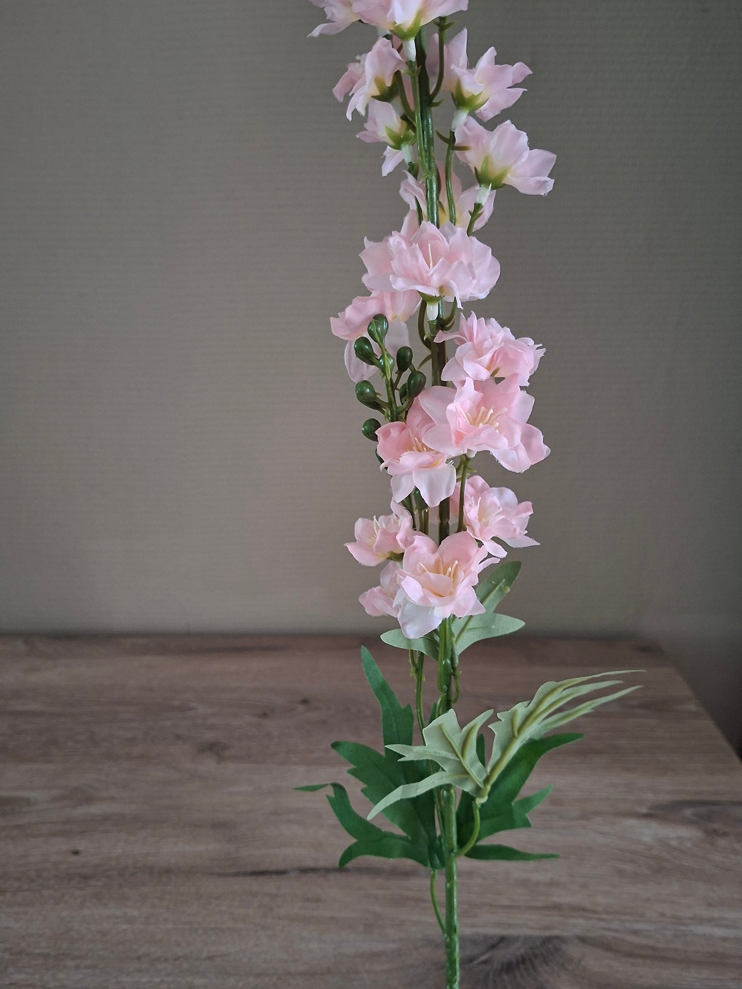 Delphinium Kunstbloem – Crème, Roze & Fuchsia | Decoratieve Bloementak | H78 cm