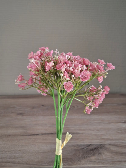 Gypsophila bundel oudroze L28 cm – elegant en stijlvol woonaccent