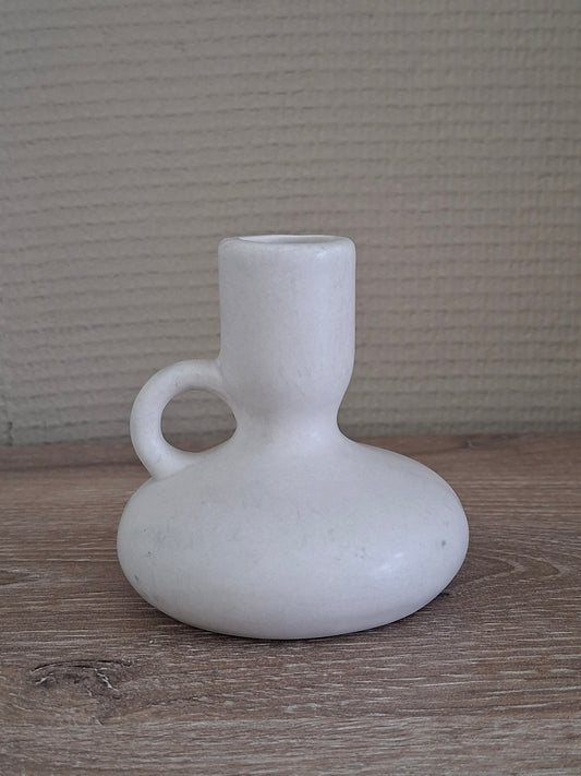 Kaarsenhouder keramiek mat tone – Ø9 x H9 cm