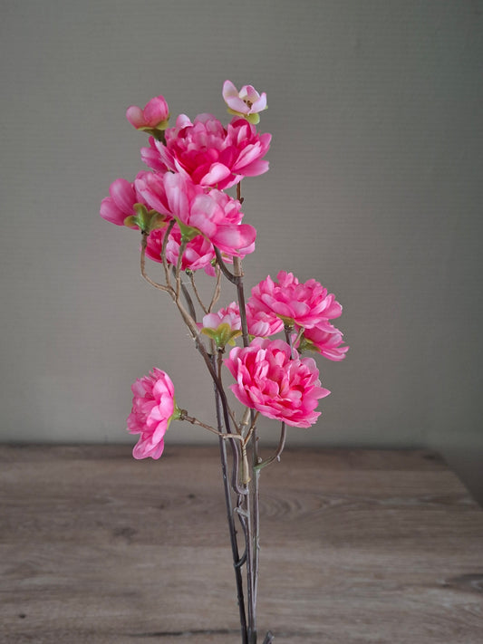 Sunny Blossom Roze Kunstbloem – Romantisch en Sfeervol Bloemenaccent