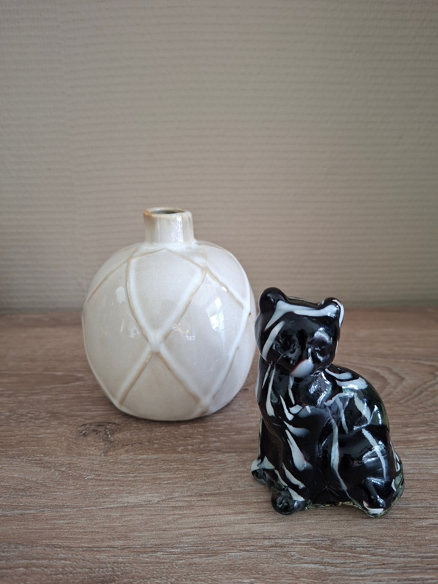 Vaas swirl crème – Ø11 x H11 cm