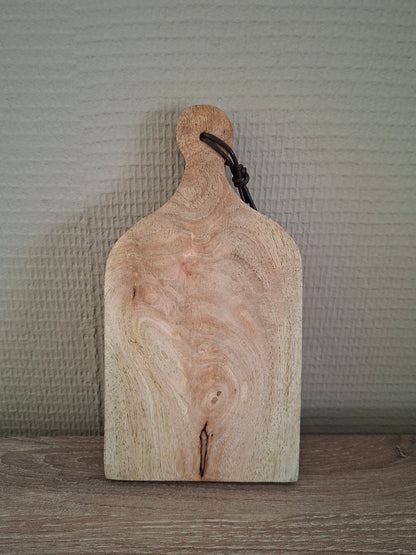 Mango Houten Plankje – Decoratief Woonaccessoire voor Amberblokjes & Cadeau | 19,5 x 10 x 1,6 cm